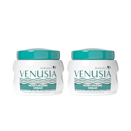 VENUSIA Dr Reddy’s Moisturizing Cream with Vitamin E and Aloe Vera 100 gm x Pack of 2