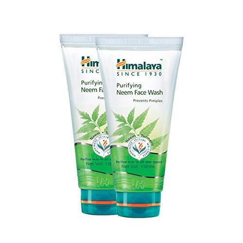 Himalaya Herbals Purifying Neem Face Wash, 2x150ml (Saver pack)