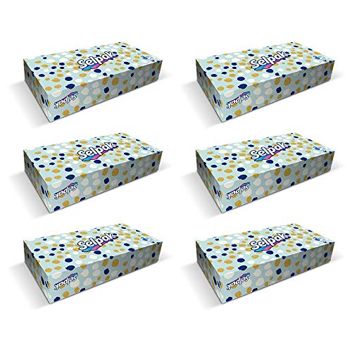 Selpak Mini Facial Tissue Box 3 Ply 70 Sheets Per Box (6)