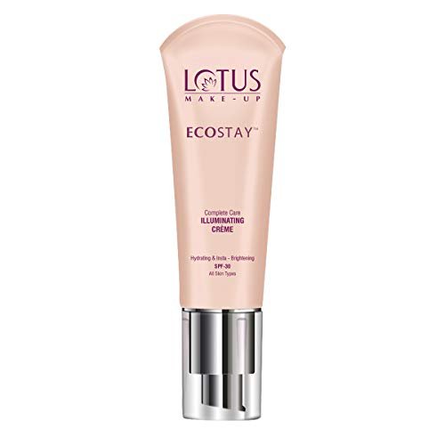 Lotus Makeup Ecostay Cc Complete Care Illuminating Crème Spf 30, Bare Light, 25 g