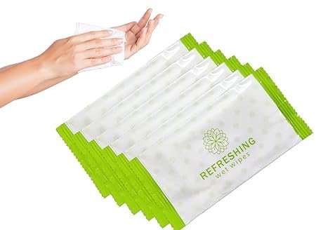 Osceola Makeup Remover Facial Wash Napkin Face Wipes Cotton Face Cleaning Wet Wipes Tissue Paper Disposable Multi-Purpose for Unisex (Multicolor) (Pack Of 20 Pcs)