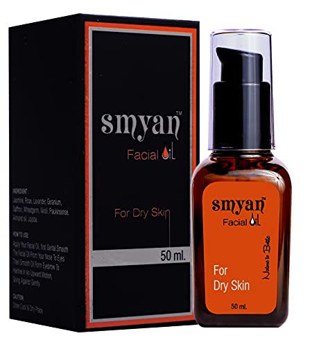 Smyan Facial Oil in-Face Serum With Face Oil For Dry Skin Youthful, Nourishes and Glowing Skin Boosts Collagen & Elasticity With Anti Aging Properties, 50ml