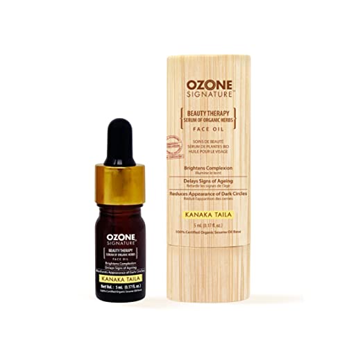 Ozone Signature Kanaka Taila Face Oil | Face Serum for Men and Women | Ideal For Dark Circle, Wrinkles & Anti Aging | With Natural Ingredients | 5 ml