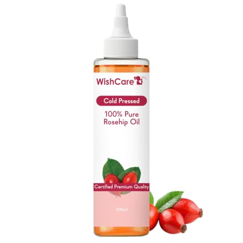 WishCare ® 100% Pure & Natural Premium Rosehip Seed Oil – For Face, Nails, Hair and Skin – 100 Ml